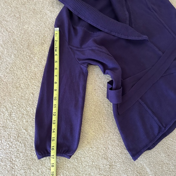 Vtg Alfani Woman’s Purple Cardigan Sweater, Sz M. - Picture 8 of 8